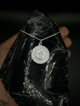 Load image into Gallery viewer, Sun and Moon Silver Necklace