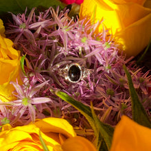 Load image into Gallery viewer, The Athena Ring- Black Tourmaline Silver