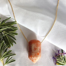 Load image into Gallery viewer, The Athena Necklace- Sunstone Gold