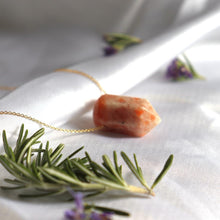 Load image into Gallery viewer, The Athena Necklace- Sunstone Gold