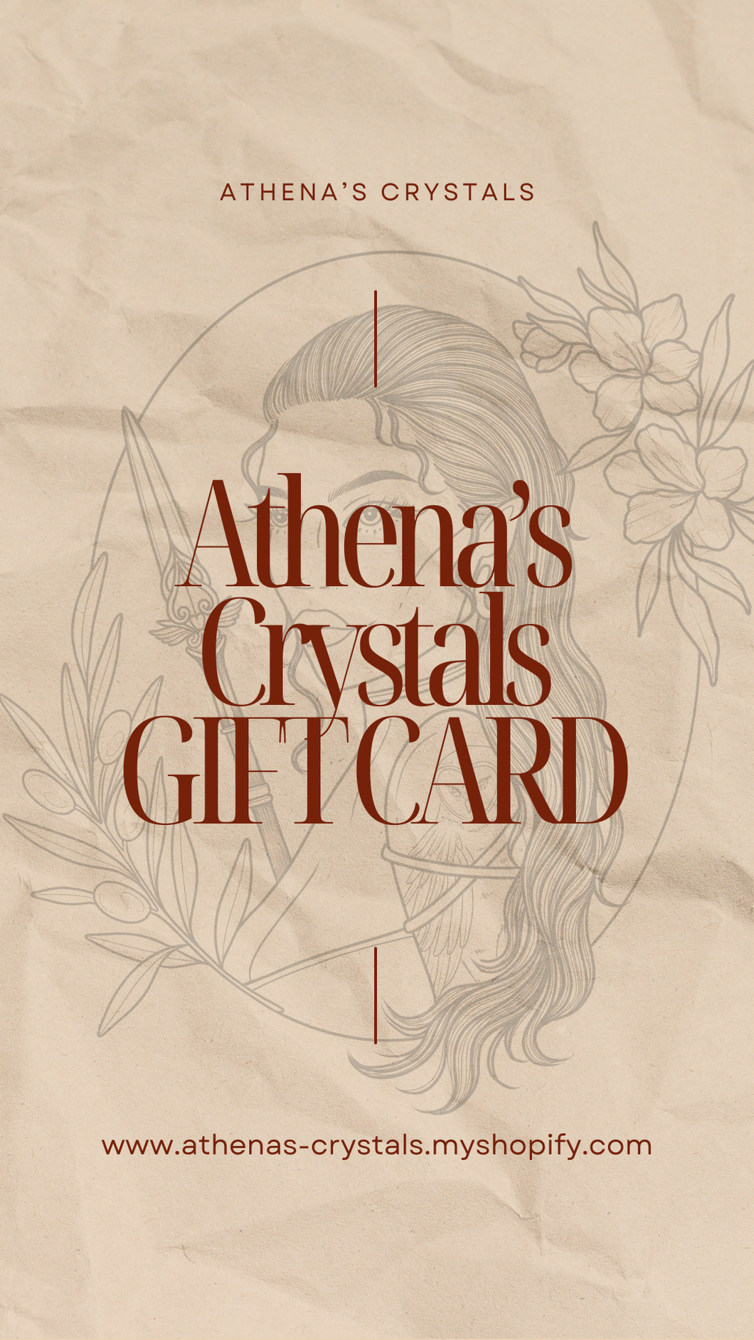 Athena's Crystals GIFT CARD