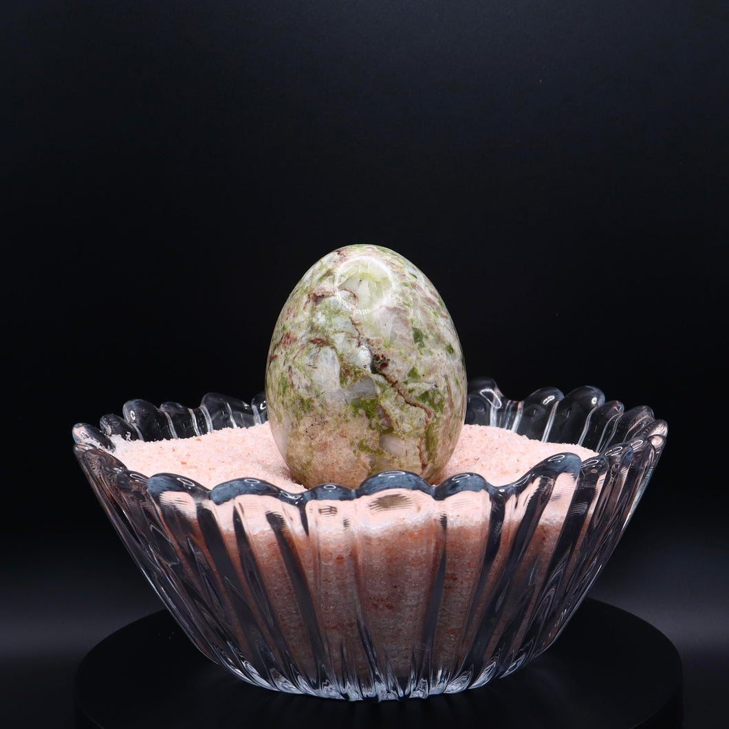 Tree Agate Crystal Egg