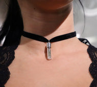 The Moldavite Choker (comes with a spare chain)