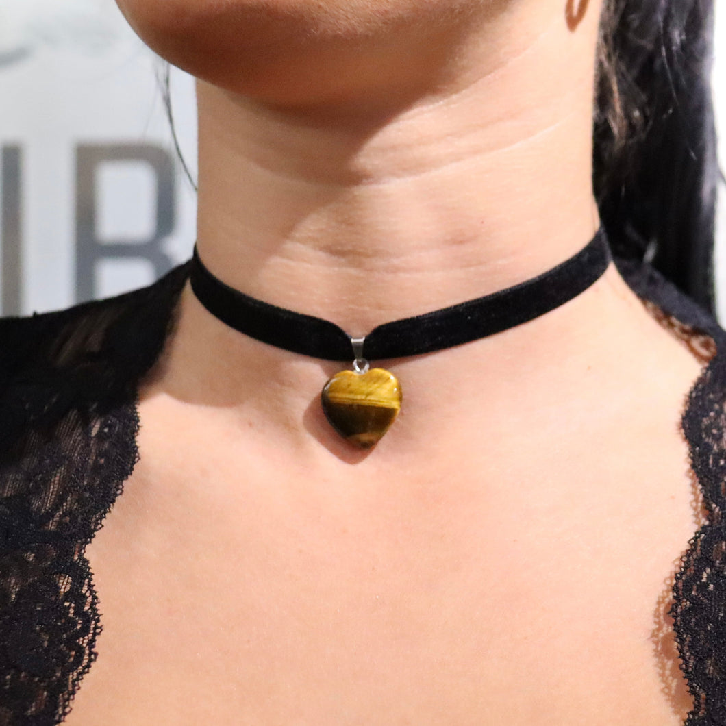 Mini Eclipse Choker- Tiger's Eye