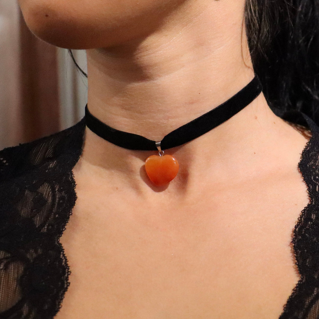 Mini Eclipse Choker- Carnelian