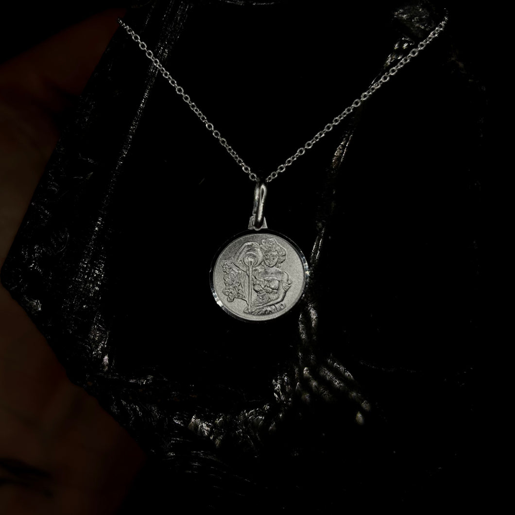 Aquarius Silver Zodiac Necklace