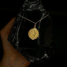 Load image into Gallery viewer, Sun and Moon Gold Necklace
