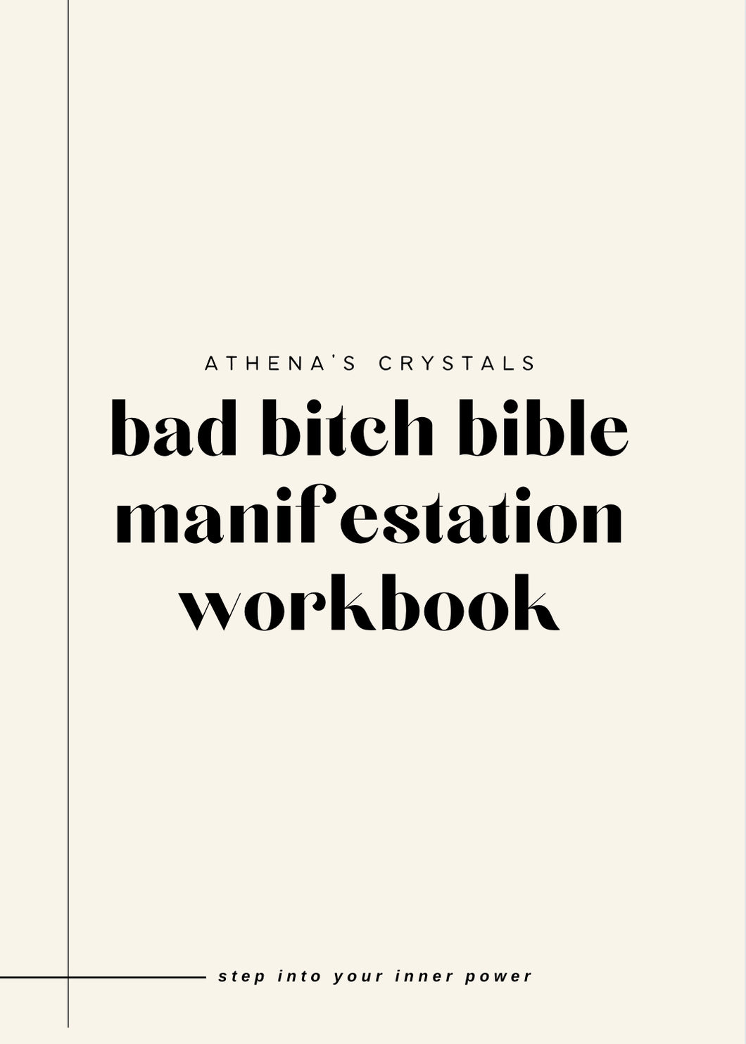 bad bitch bible manifestation workbook