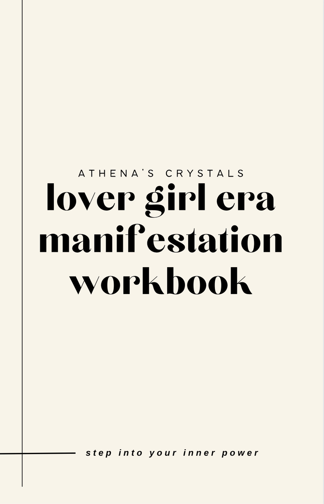 lover girl era manifestation workbook
