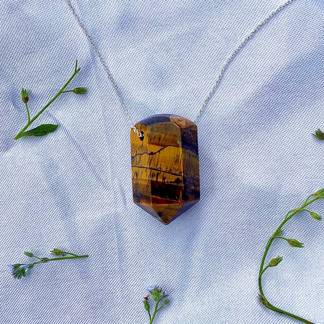 The Athena Necklace- Tigers Eye