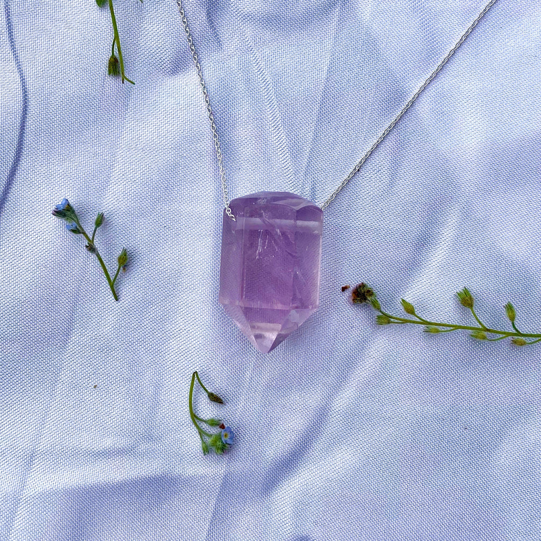 The Athena Necklace- Amethyst