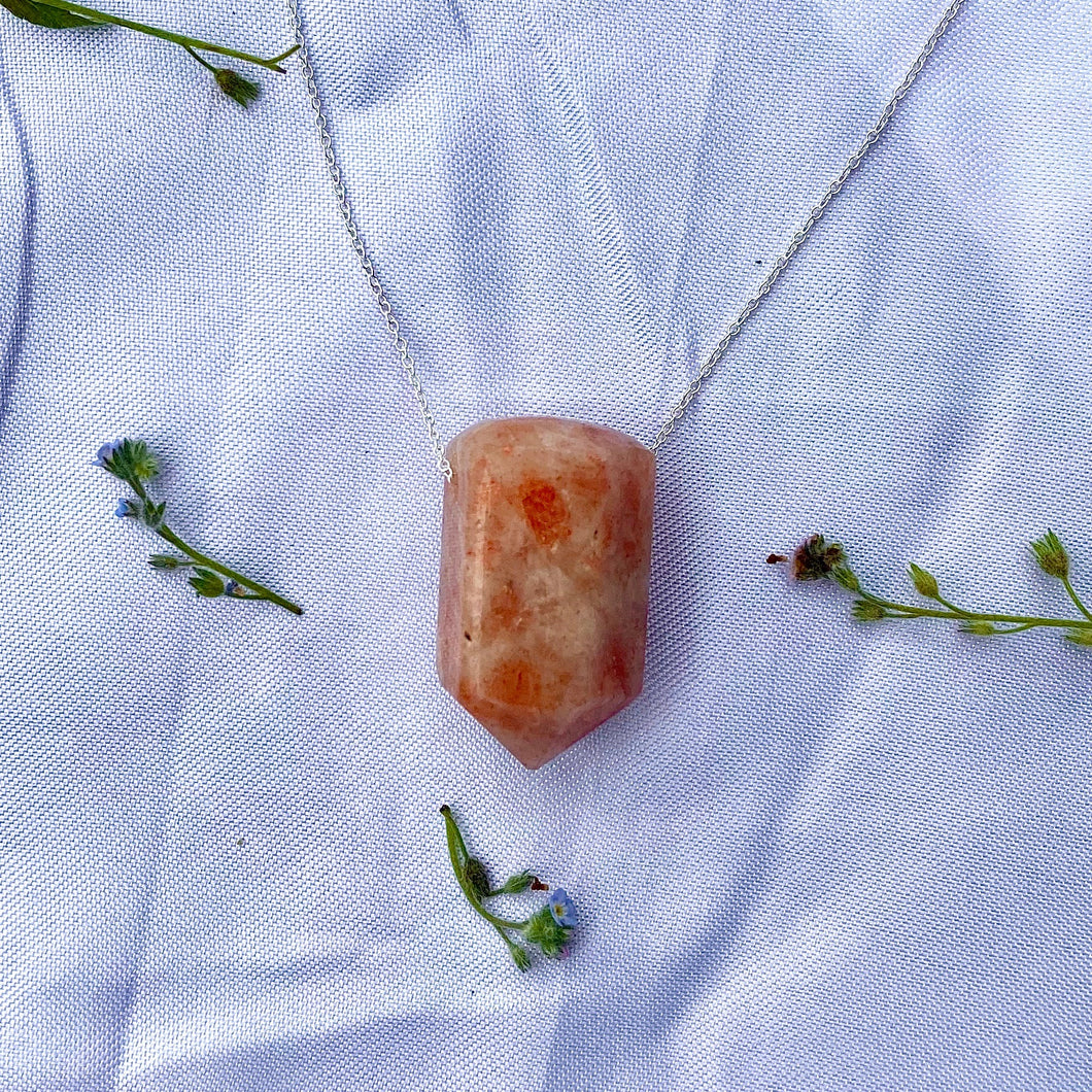 The Athena Necklace- Sunstone