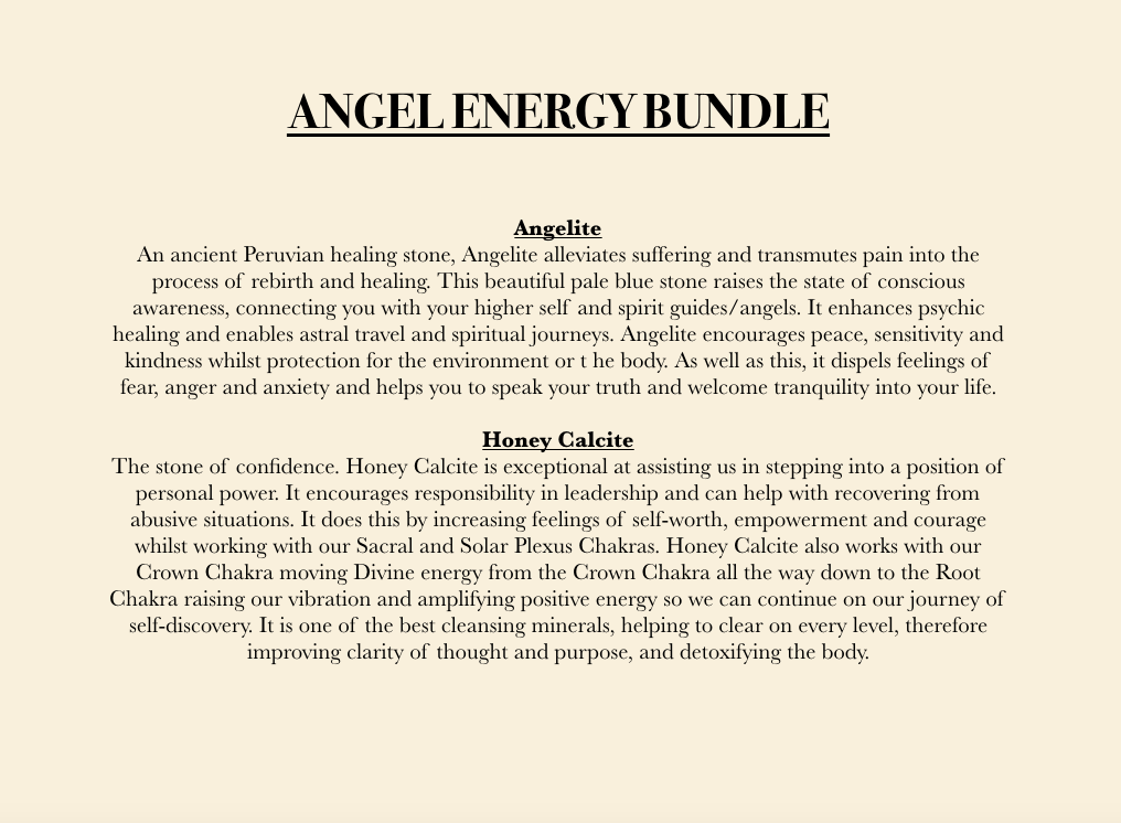 Angel Energy Bundle